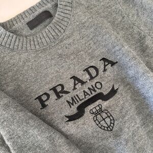 Prada Gray Sweater
